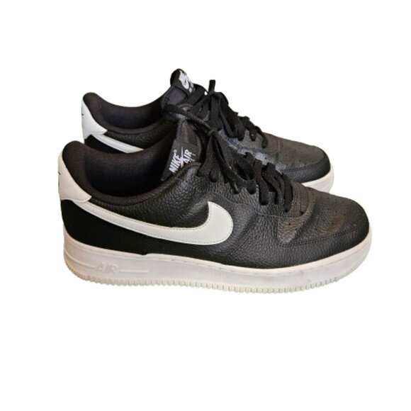 Nike Air Force 1 Low "07 Black White" CT2302-002 Men's Size 12-No Box - Picture 2 of 16